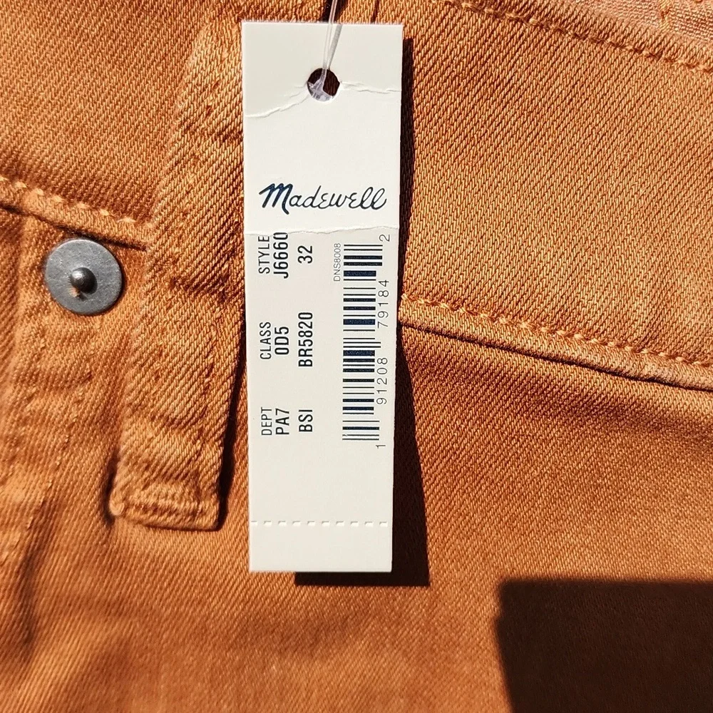 Madewell rust color high ruse skinny size 14/32 - Picture 3 of 5